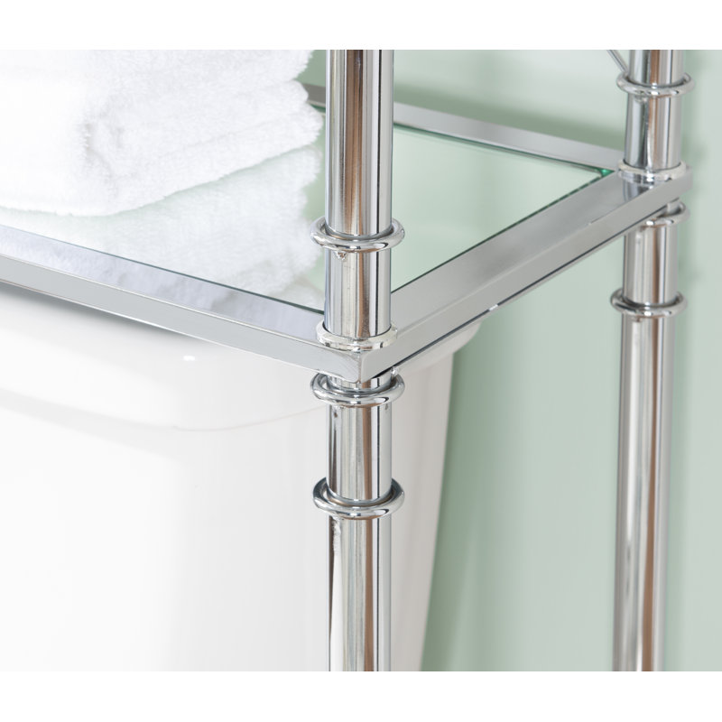 Chrome etagere bathroom sale